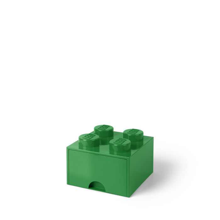 LEGO® Brick 4 Opbergbox Met Lade - Donkergroen