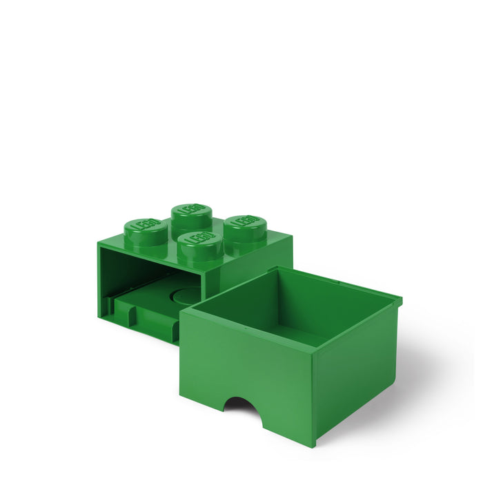 LEGO® Brick 4 Opbergbox Met Lade - Donkergroen