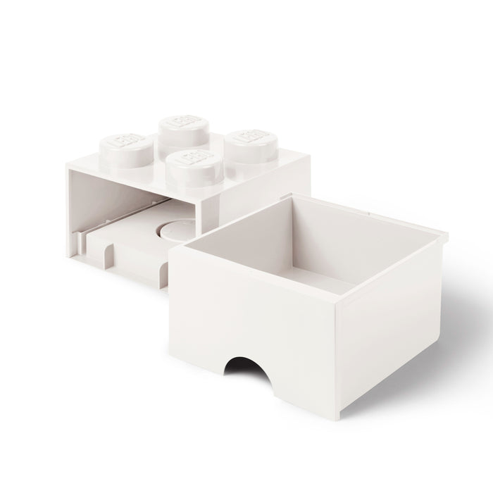 LEGO® Brick 4 Opbergbox Met Lade - Wit
