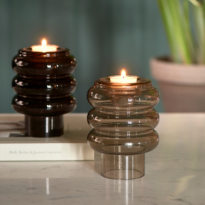 Riviera Maison Multiple Candle Holder Vase black -  10.0x10.0x14.0 cm