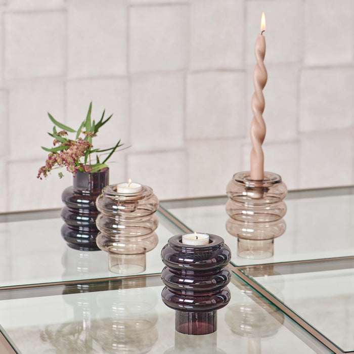 Riviera Maison Multiple Candle Holder Vase black -  10.0x10.0x14.0 cm