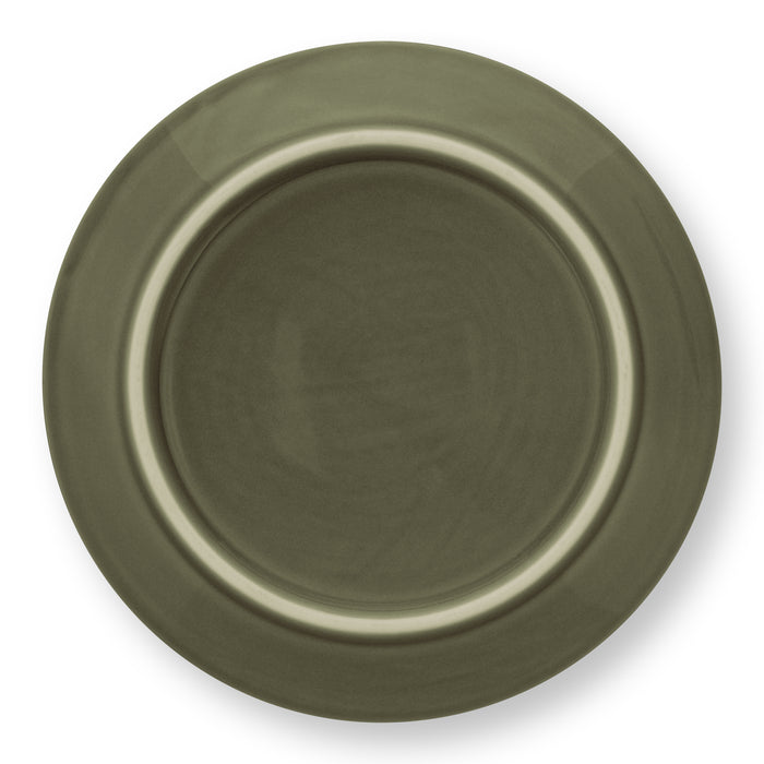vtwonen Relievo Bord Ø 12 cm - Donkergroen