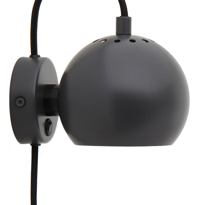 Frandsen Ball Magnet Wandlamp Donkergrijs