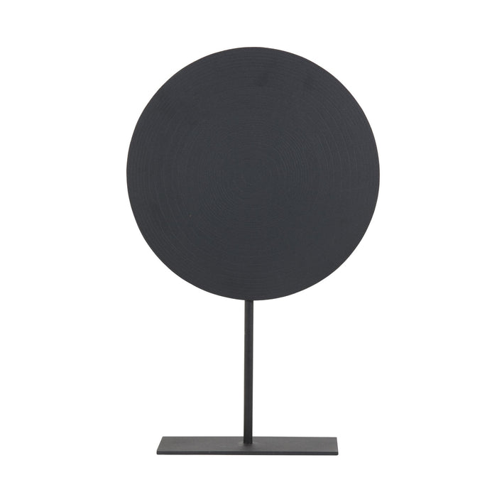 Light & Living Ornament op voet Lasim - Zwart - 35x10x56cm