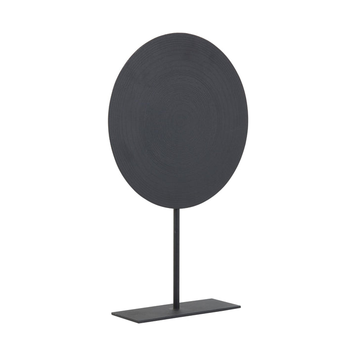 Light & Living Ornament op voet Lasim - Zwart - 35x10x56cm