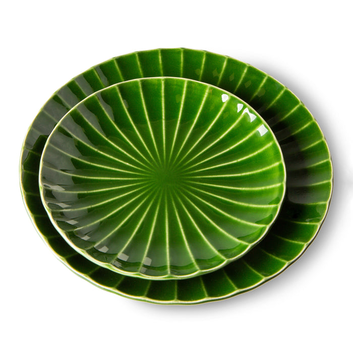 HKliving The Emeralds Bord Ø 21,6 cm - Set van 2