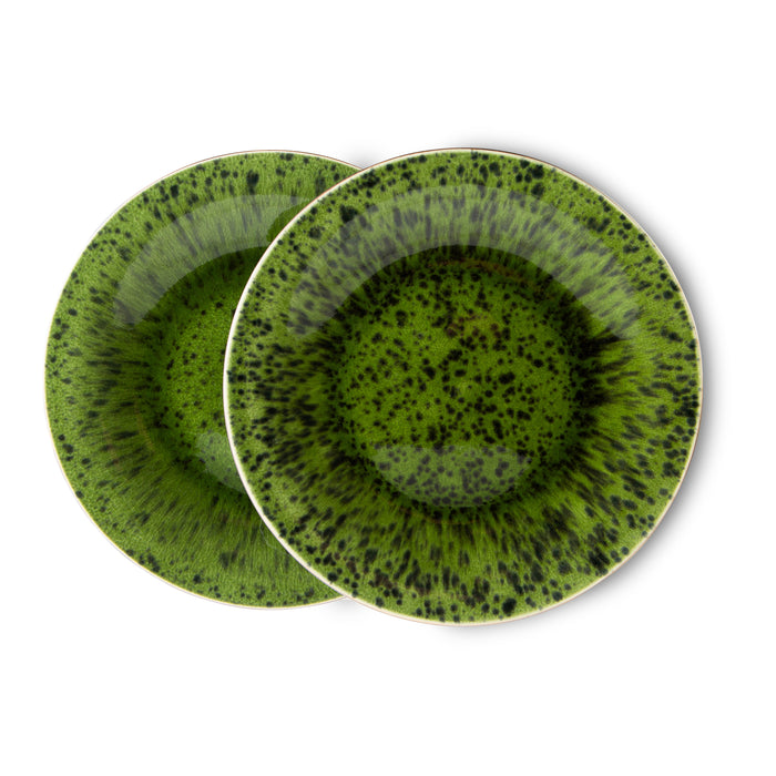 HKliving The Emeralds Bord Ø 21,6 cm - Set van 2