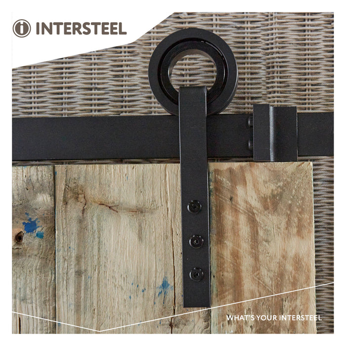 Intersteel Schuifdeursysteem Modern mat zwart