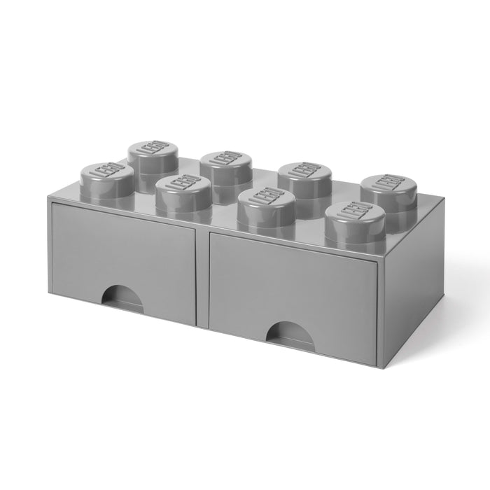 LEGO® Brick 8 Opbergbox Met Lade - Grijs