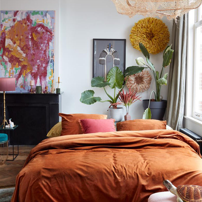 At Home by Beddinghouse Tender Dekbedovertrek 140 x 200/220 cm - Terra