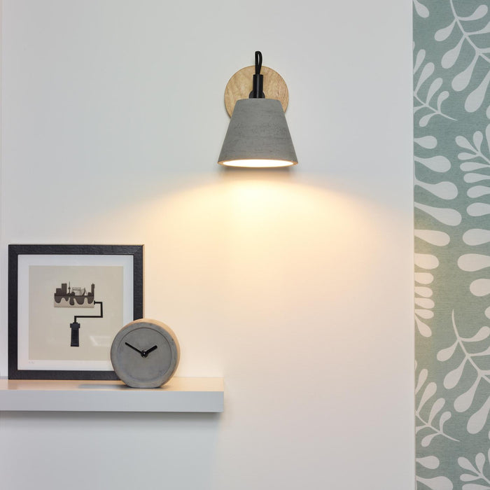 Lucide POSSIO Wandlamp - Grijs