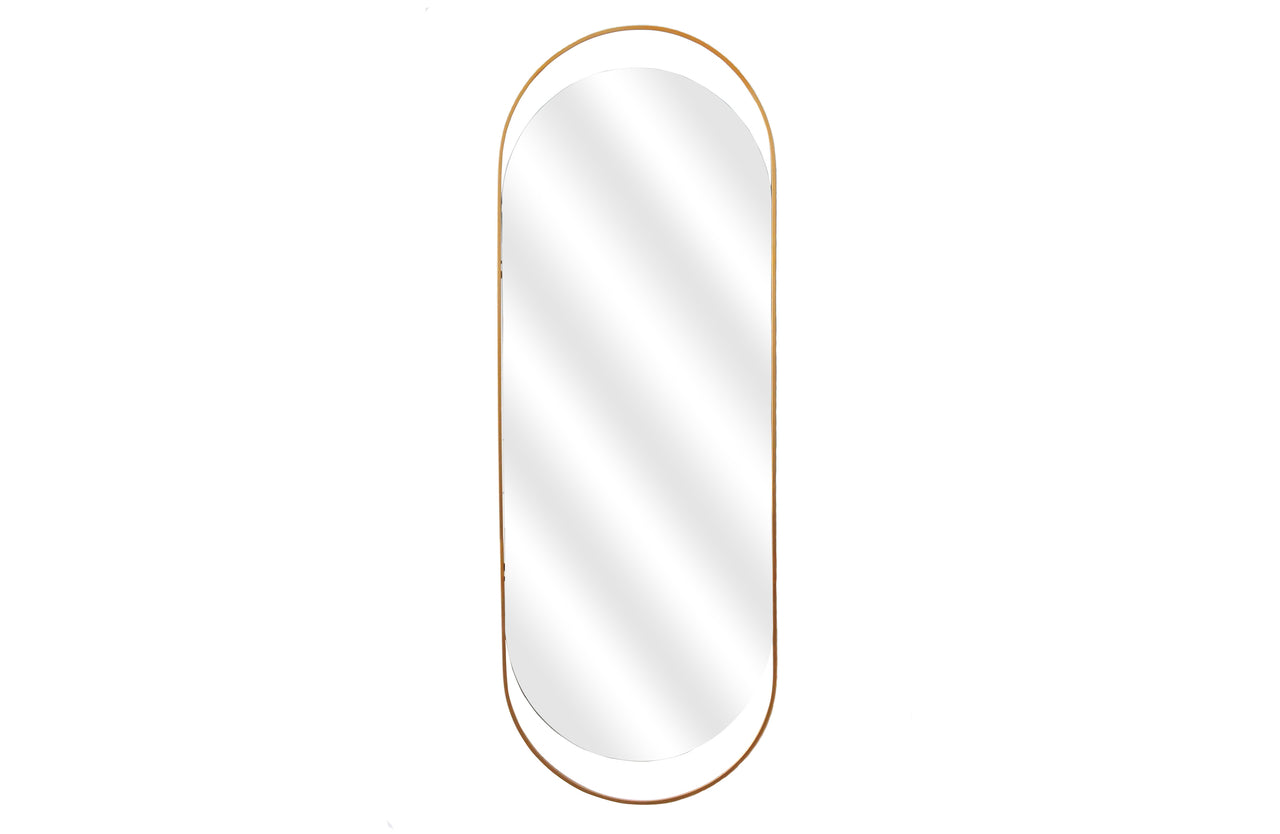 Woood Sanou Passpiegel Ovaal XL Antique Brass