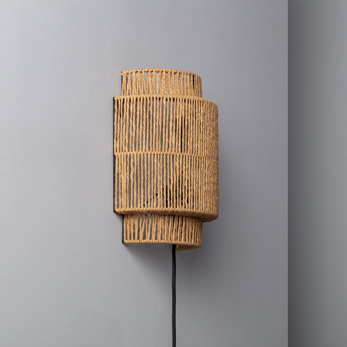 Bussandri Wandlamp landelijk - Metaal - Bruin