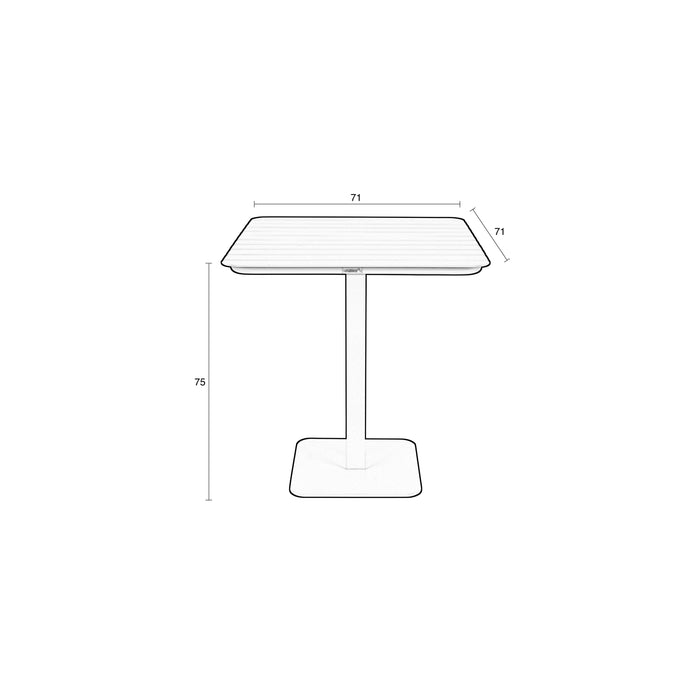 Zuiver Vondel Bistrotafel - Clay