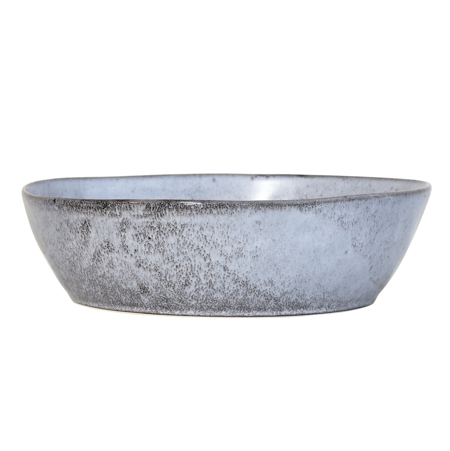 HKliving Rustic Kom Aardewerk Grijs - 27 x 7,6 cm