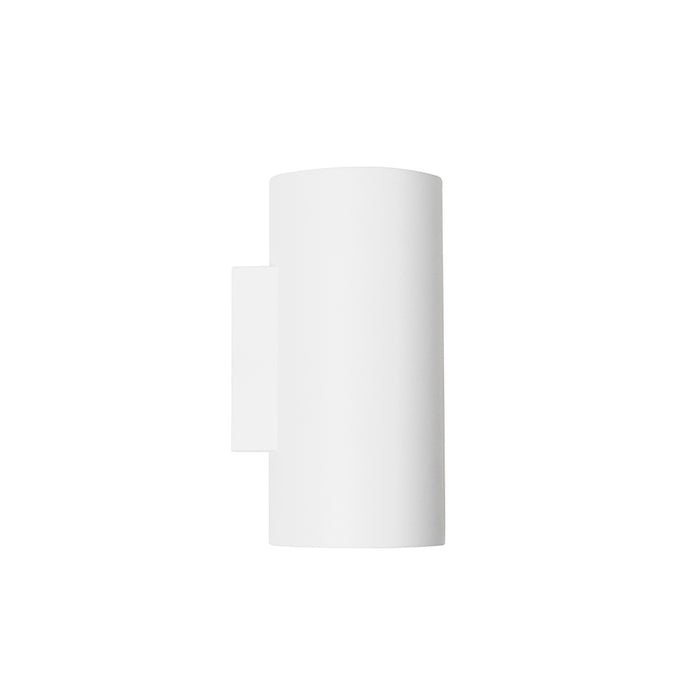 QAZQA Design wandlamp wit rond 2-lichts - Sab