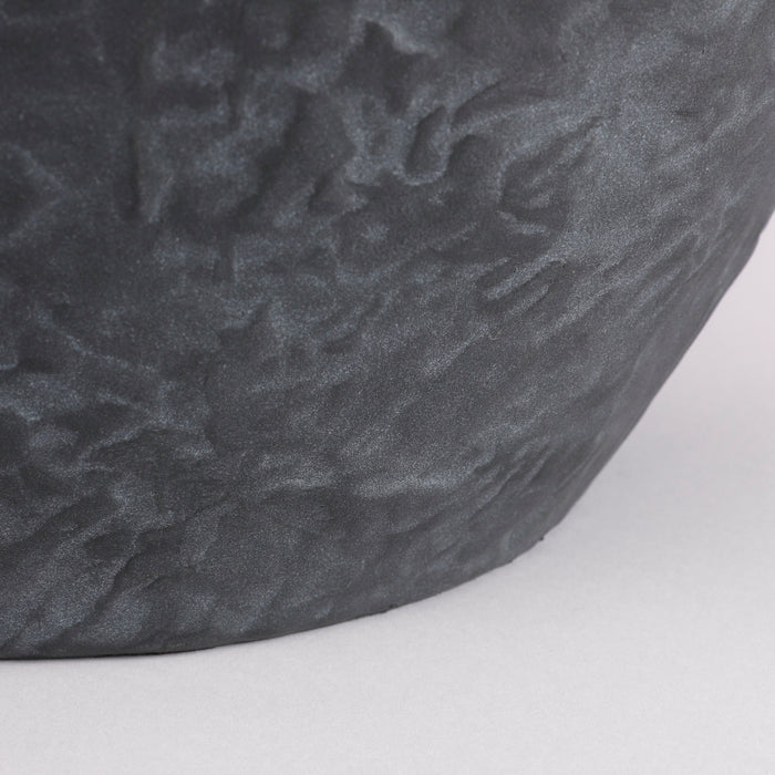 Mica Decorations Bravo Bloempot - H48 x Ø56 cm - Donkergrijs Slate
