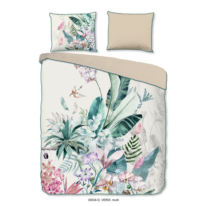 Descano Organic Verdi Dekbedovertrek 140 x 220 cm - Multi