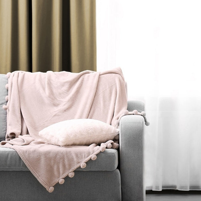 Lifa Living Geluidswerende en Verduisterende Gordijnen in Beige, 300 x