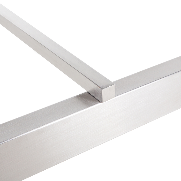 Beliani - GROSSETO - Tuintafel - Grijs - 100 x 220 cm - Graniet