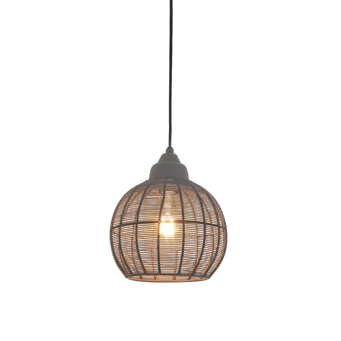 Light & Living Hanglamp Milla - Cement - Ø22,5x23,5 cm