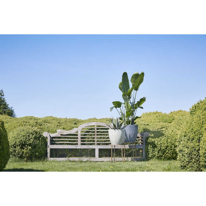 Mica Decorations Bravo Bloempot - H40 x Ø45 cm - Lichtgrijs Slate