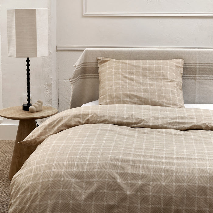 Cinderella Brecht - Dekbedovertrek - Katoen - 140x200|220 cm - Natural