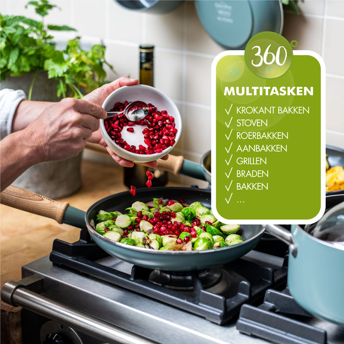 Greenpan Mayflower Pannenset 2-delig met Spatel