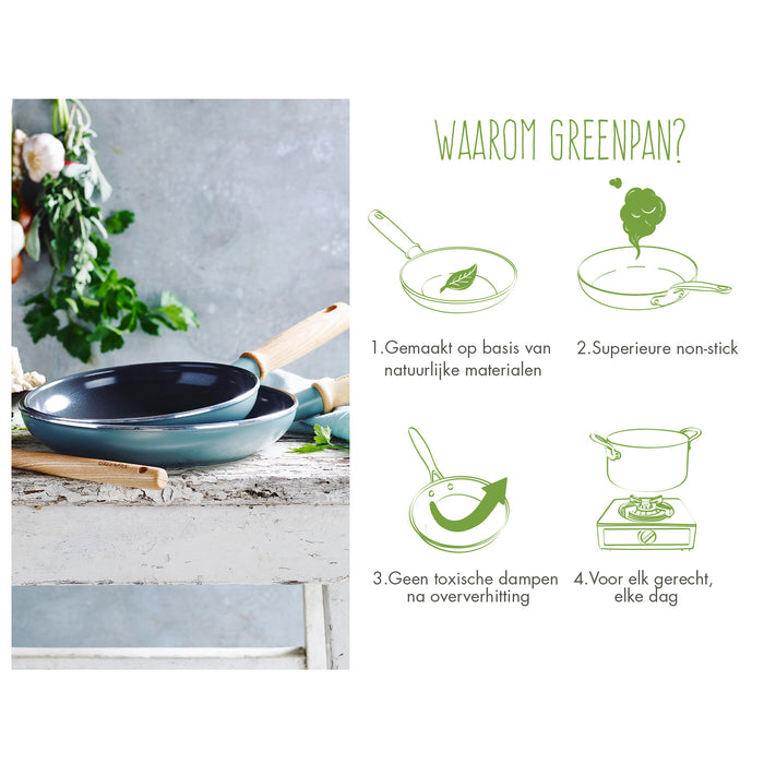 Greenpan Mayflower Pannenset 2-delig met Spatel