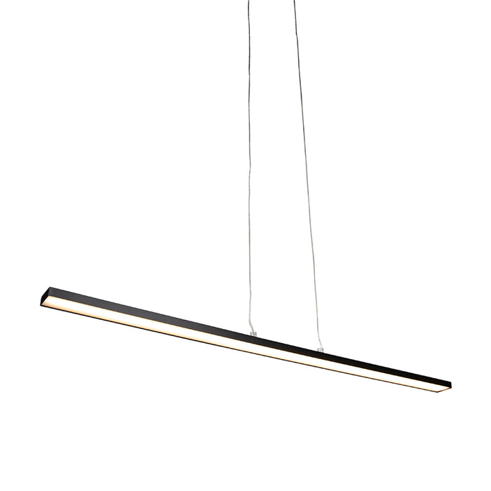 QAZQA Moderne hanglamp zwart 90 cm incl. LED - Banda