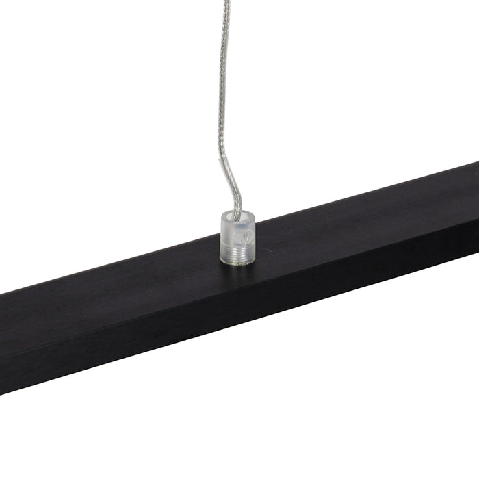 QAZQA Moderne hanglamp zwart 90 cm incl. LED - Banda