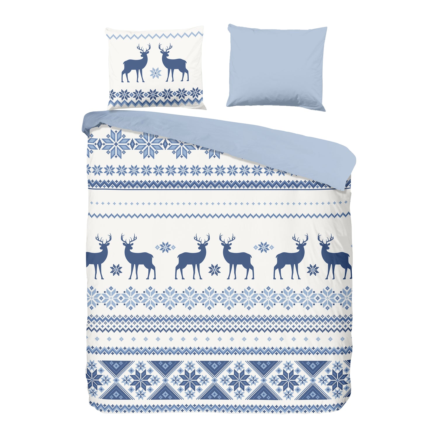 Good Morning Nordic Kinder Dekbedovertrek 140 x 220 cm - Blauw