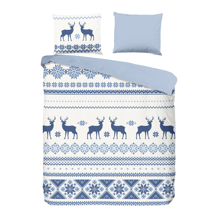 Good Morning Nordic Kinder Dekbedovertrek 140 x 220 cm - Blauw