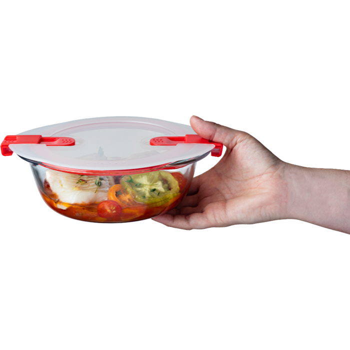 Schaal Rond met Deksel, 14 cm - Pyrex | Cook & Heat