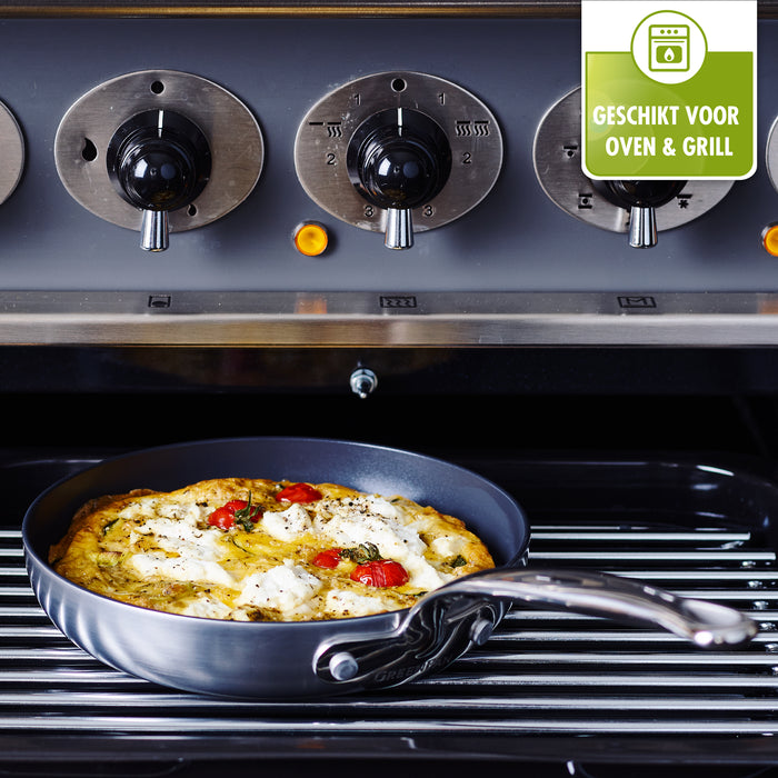 GreenPan Barcelona Evershine Wokpan Ø 30 cm - Zilver