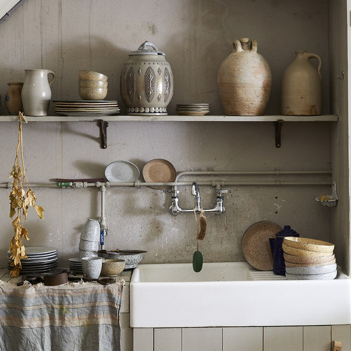 HKliving Gradient Ceramics Kom Ø 13 cm - Set van 4