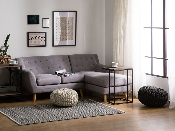 Beliani - TROY - Bijzettafel - Taupe - Vezelplaat