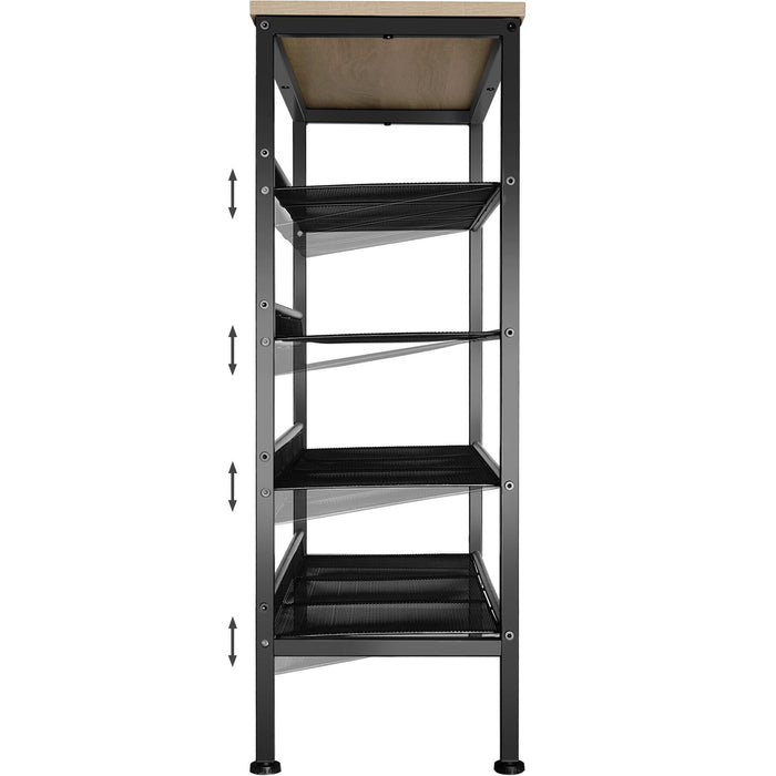 tectake® Schoenenrek Bournemouth 75,5x30,5x85,5cm