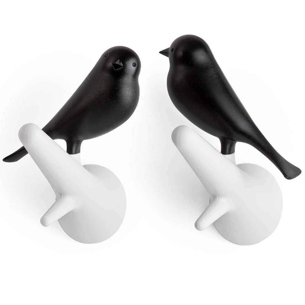 Qualy Vogel Kapstokhaken 2 st.