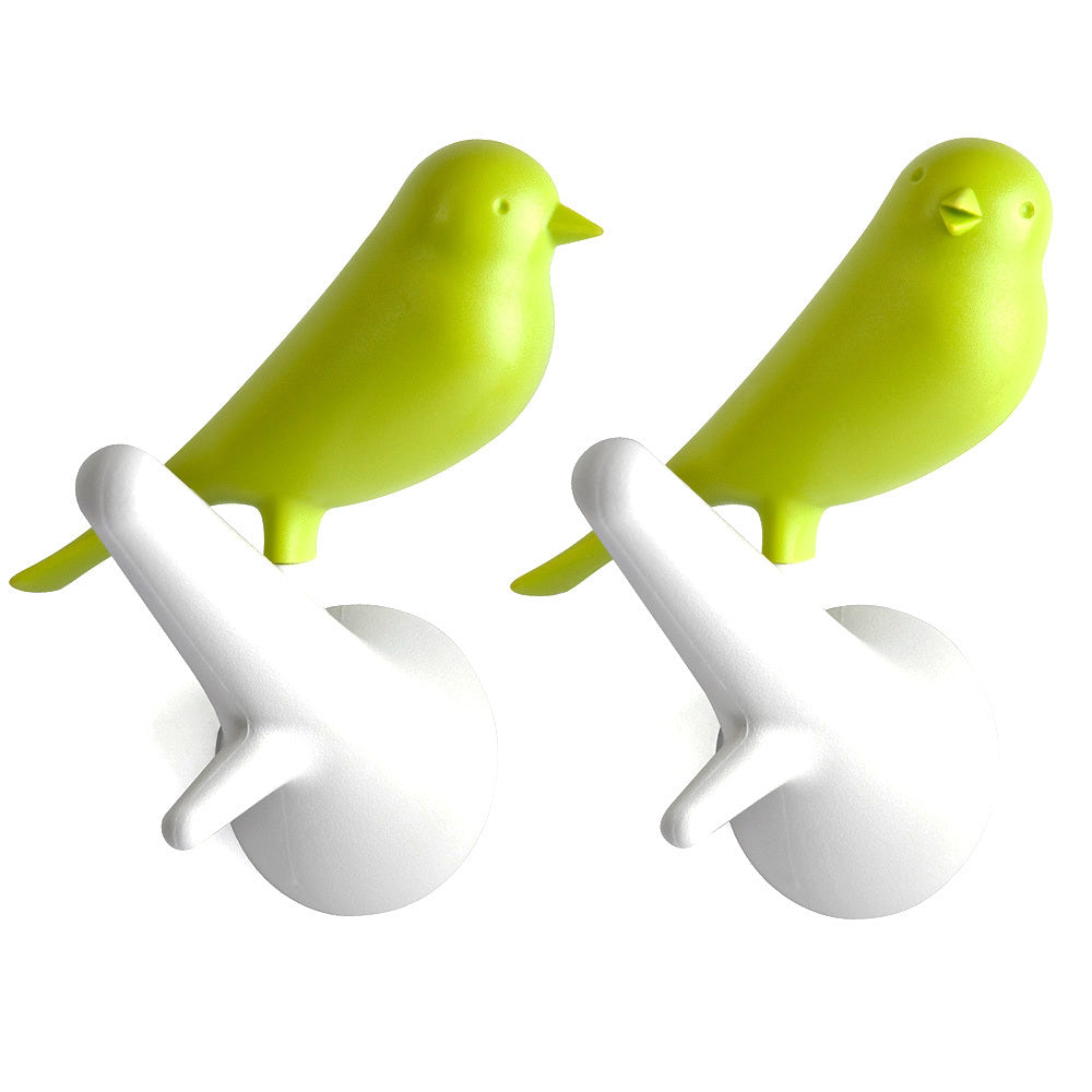 Qualy Vogel Kapstokhaken 2 st.