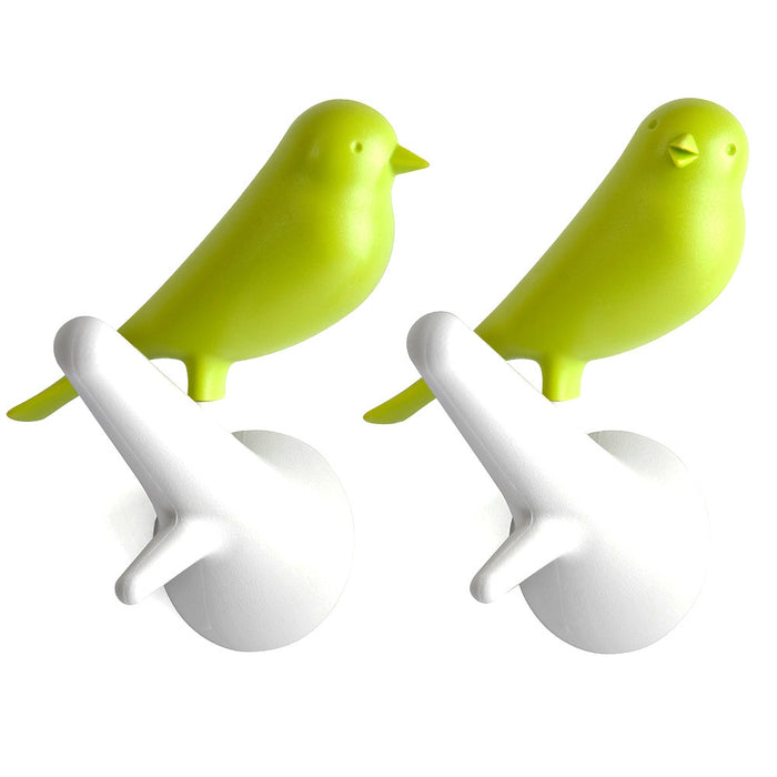 Qualy Vogel Kapstokhaken 2 st.