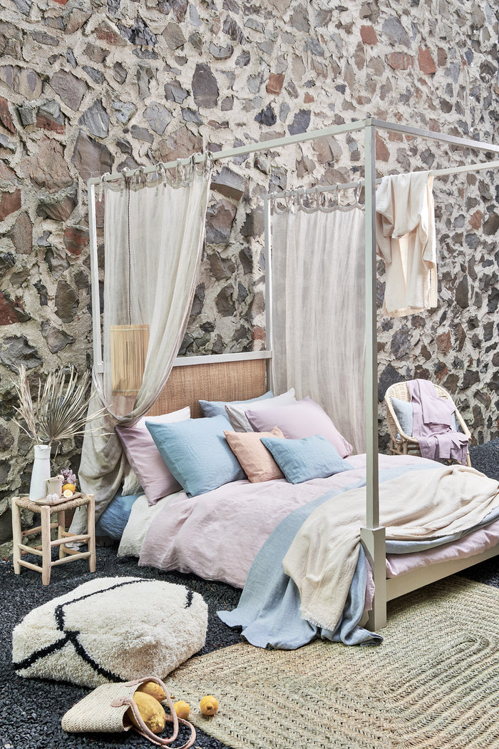 Vandyck - Dekbedovertrek PURE 07 Cream Tan 240x220 cm (linnen | satijn