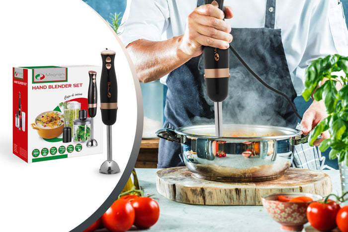 Magnani Multifunctionele Staafmixer - Zwart en RVS