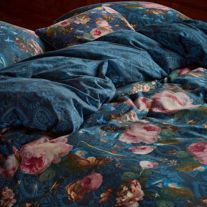 Essenza Gallery of Roses Dekbedovertrek 260 x 220 cm - Blauw