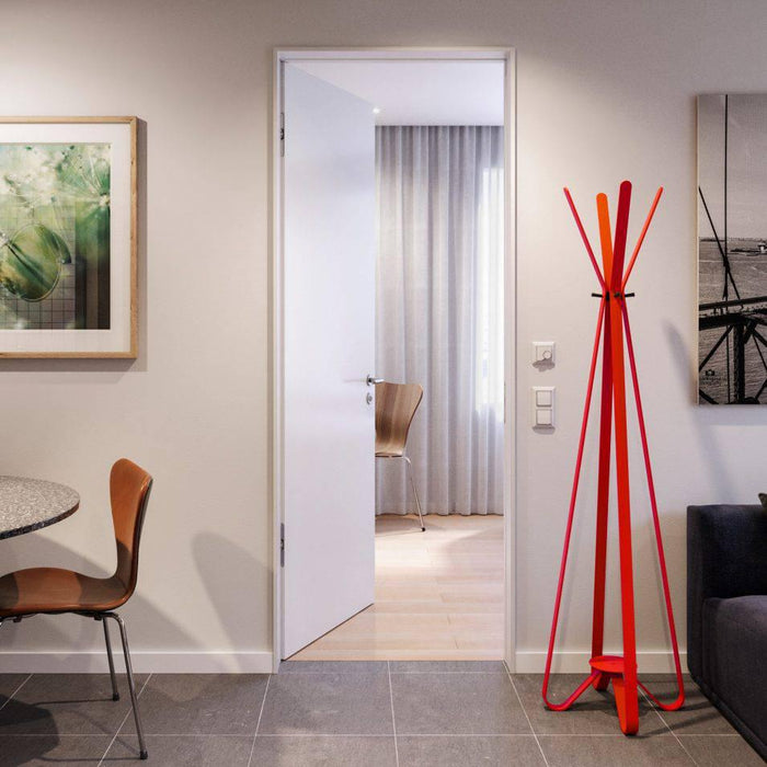 Gorillz Modi staande Design kapstok industrieel - Rood