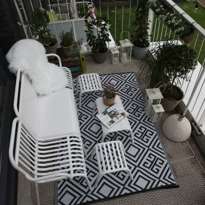 Esschert Tuin Vloerkleed Grafisch