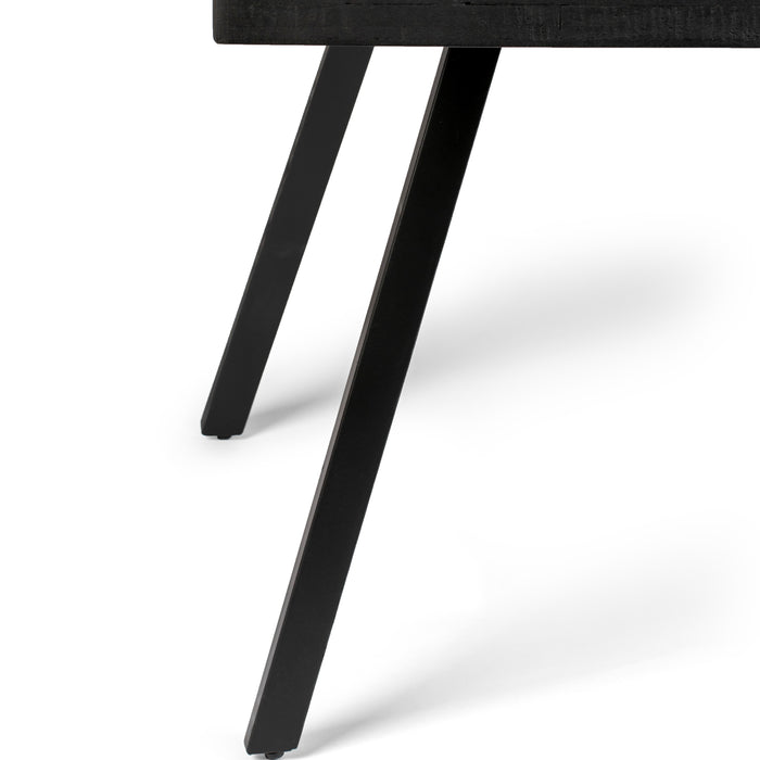 by fonQ  Tygo Eettafel - 200 x 90 cm - Zwart