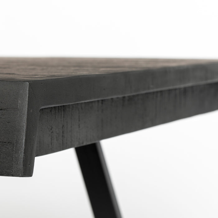by fonQ  Tygo Eettafel - 200 x 90 cm - Zwart