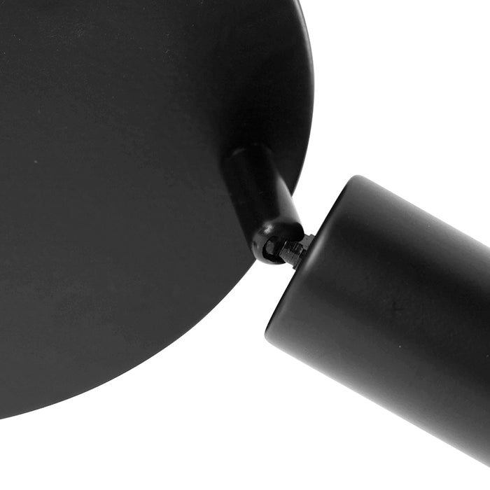 QAZQA Moderne plafondlamp zwart 3-lichts rond - Facil