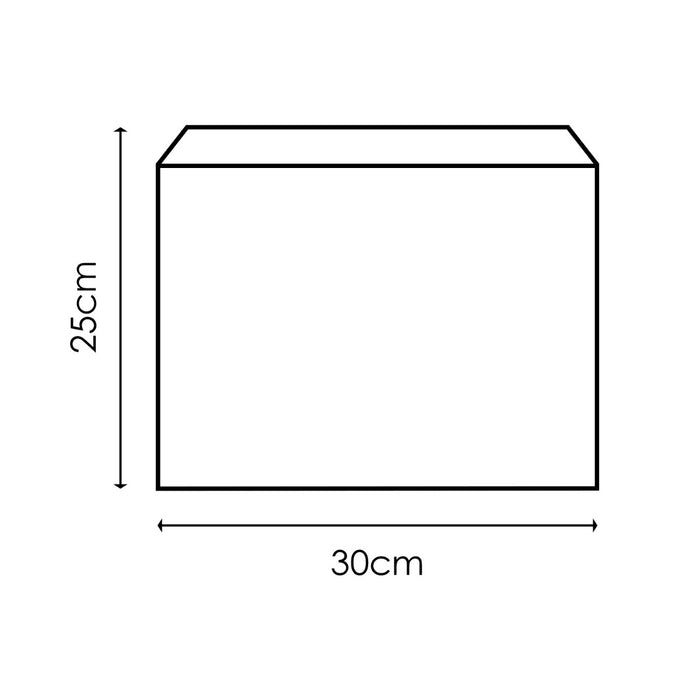 Home Sweet Home Lampenkap Block vierkant paars - B:30xD:30xH:25cm